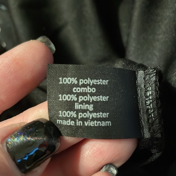 Lane Bryant lined mixed print floral asymmetrical maxi dress. NWT - Picture 9 of 9